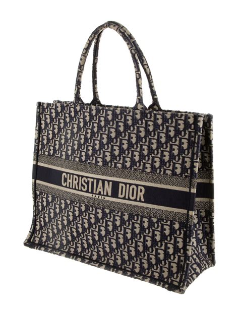 vintage dior book tote